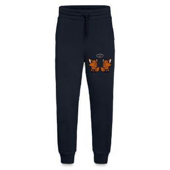 Füchse verliebt - Jogginghose - made by SPREAD - DARK NAVY - Vorne
