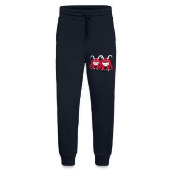 couple love in love couples 2 friends daemon teuf - Jogging Pants - made by SPREAD  - DARK NAVY - Front