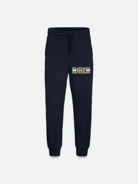 beautiful day for learning - Jogging Pants - made by SPREAD - DARK NAVY