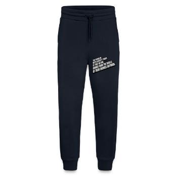 boissons de crânes ennemis - Pantalon de jogging bio décontracté fabriqué en UE - DARK NAVY - Devant