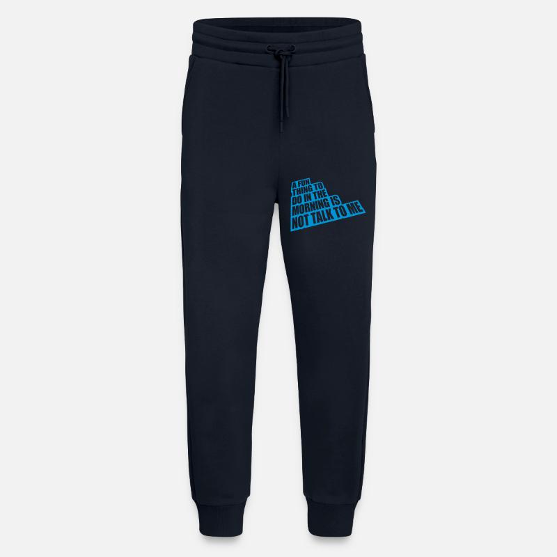 not talk to me - Jogginghose - made by SPREAD - DARK NAVY