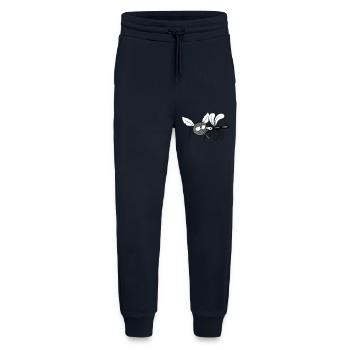 2 freunde team paar kleine schnake moskito blut tr - Jogginghose - made by SPREAD - DARK NAVY - Vorne