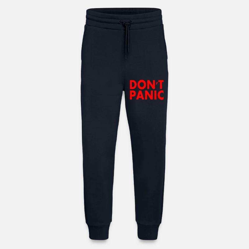 don't panic - Jogging Pants - made by SPREAD  - DARK NAVY