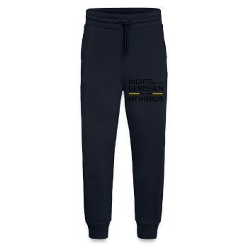 Nichts gerissen wie mein Meniskus - Jogginghose - made by SPREAD - DARK NAVY - Vorne