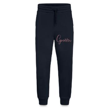 Bräutigam Cool Matching Paar Hochzeitsfeier Hochzeit - Jogginghose - made by SPREAD - DARK NAVY - Vorne