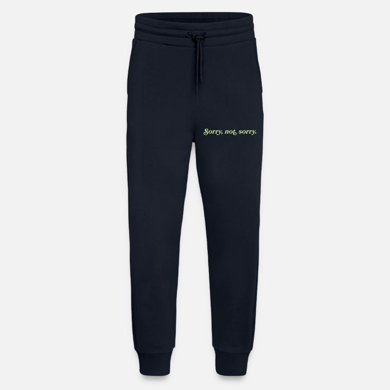 Sorry, not sorry – Cheeky Attitude - Jogging Pants - made by SPREAD - DARK NAVY