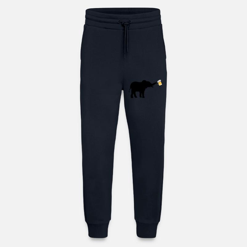 Bier Krug Elefant cool - Jogginghose - made by SPREAD - DARK NAVY