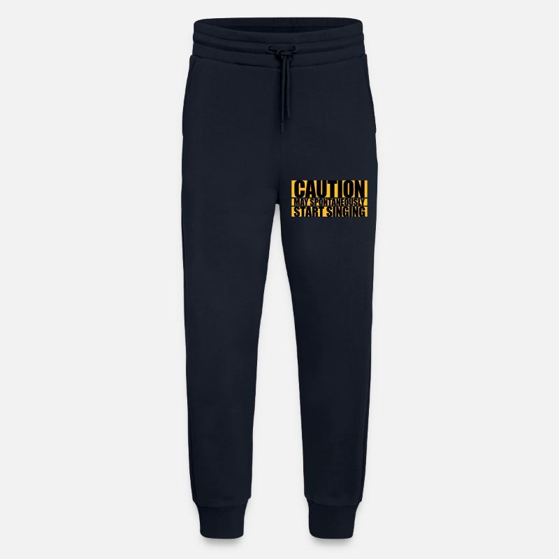 may spontaneously start singing - Jogging Pants - made by SPREAD  - DARK NAVY