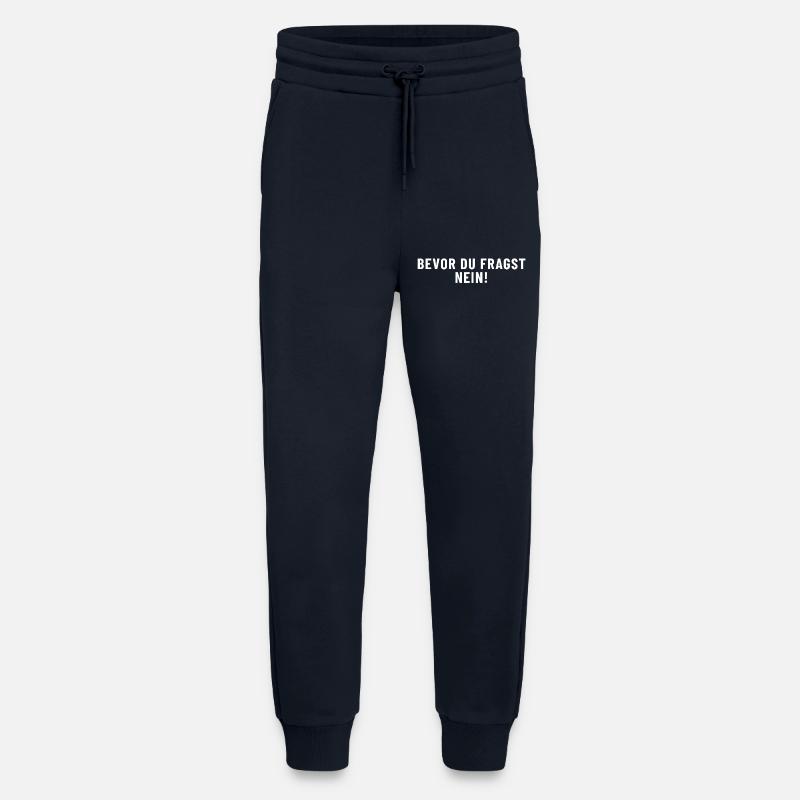 Before you ask: No! - Jogging Pants - made by SPREAD  - DARK NAVY
