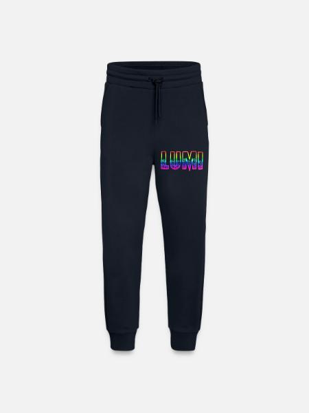 lumi rs regenbogen - Jogginghose - made by SPREAD - DARK NAVY