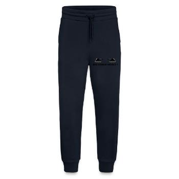 Jusqu'à ce qu'on hurle la paix guerre mondiale paix - Pantalon de jogging bio décontracté fabriqué en UE - DARK NAVY - Devant