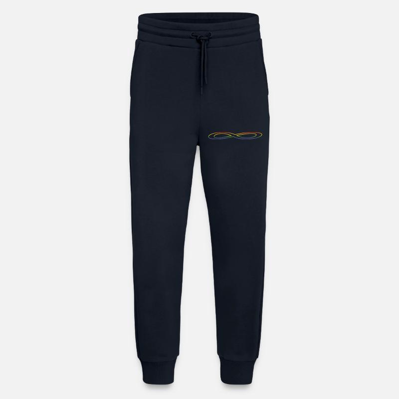 Rainbow Infinity - Jogging Pants - made by SPREAD  - DARK NAVY