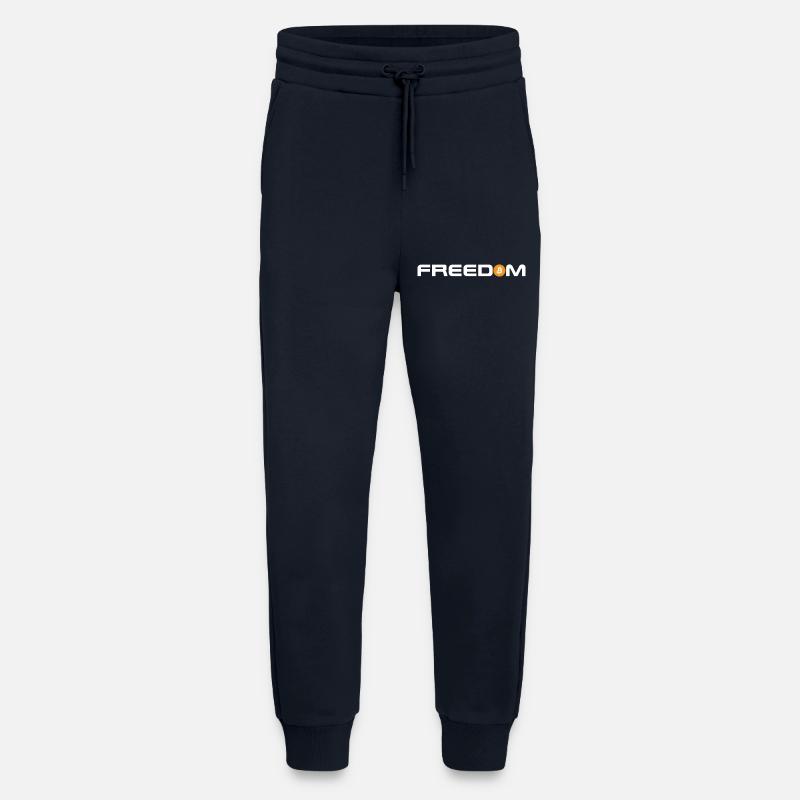 Bitcoin - Freedom - Jogginghose - made by SPREAD - DARK NAVY