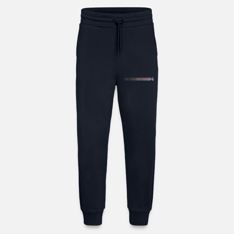 Regenbogen Gradient Fahrrad Silhouette - Jogginghose - made by SPREAD - DARK NAVY
