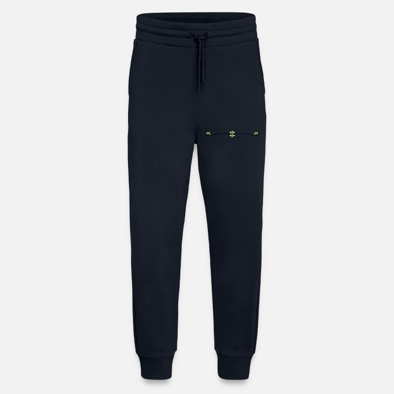 Blumenranke - Jogginghose - made by SPREAD - DARK NAVY