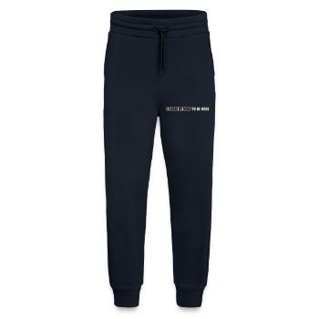 I closed my book - Jogging Pants - made by SPREAD  - DARK NAVY - Front