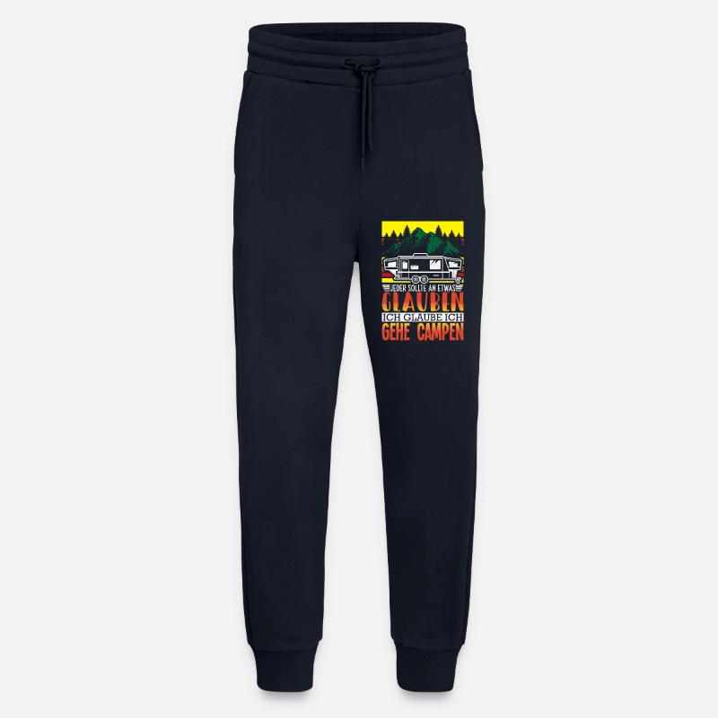 Camper Camping Caravan Saying - Jogging Pants - made by SPREAD  - DARK NAVY