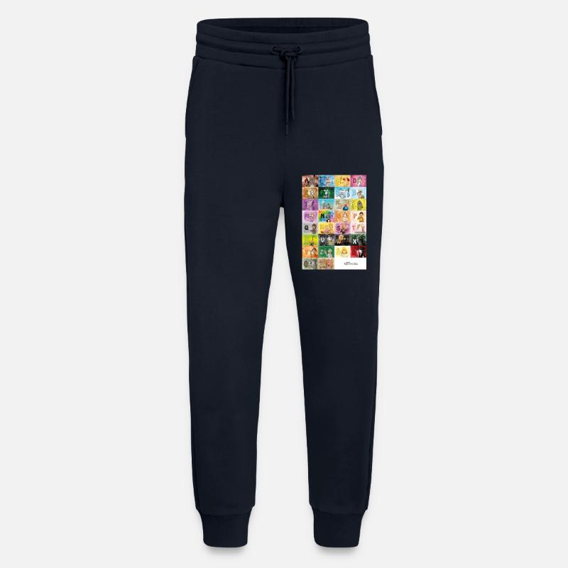 Deutsches Fingeralphabet 1 / - Jogginghose - made by SPREAD - DARK NAVY