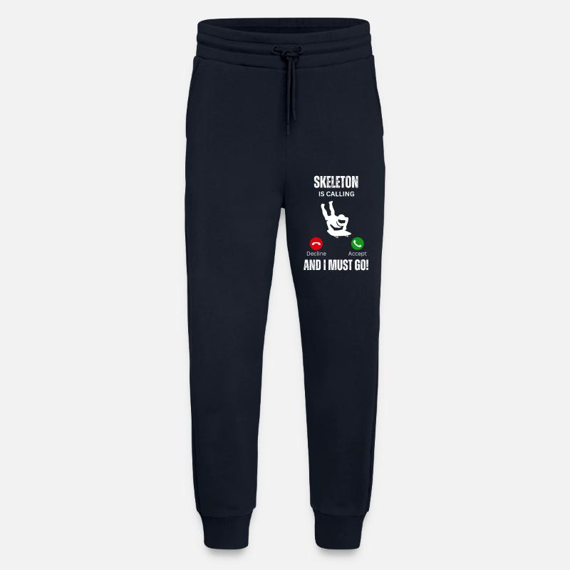 Skelett ruft - Jogginghose - made by SPREAD - DARK NAVY