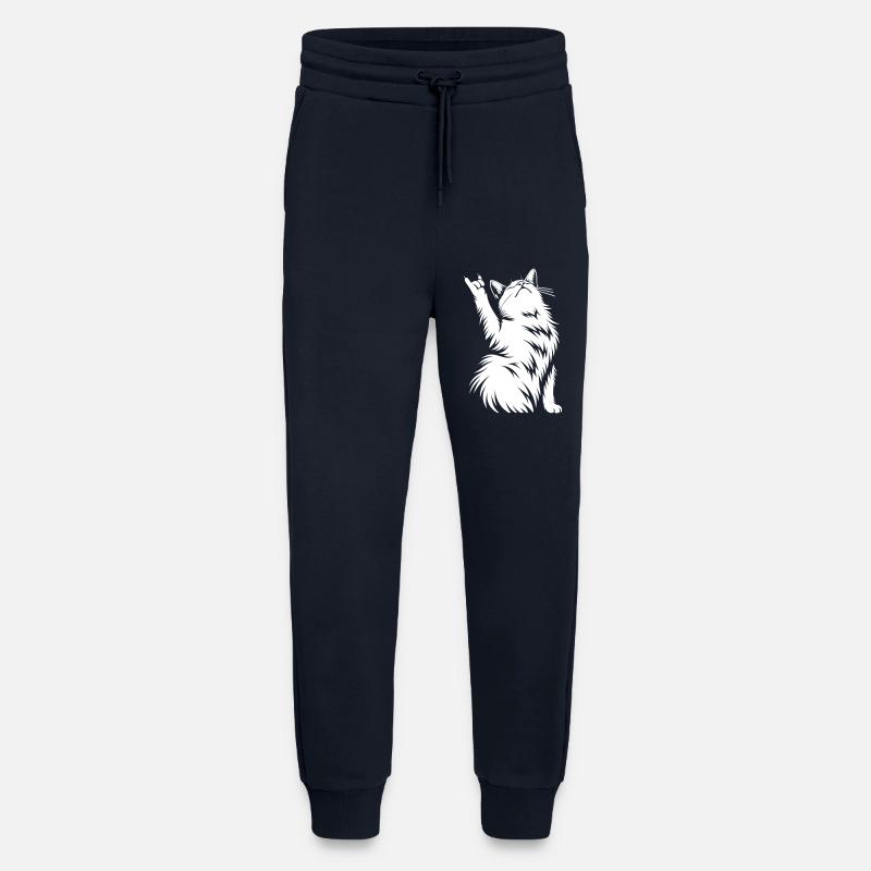 Rock Katze – Devil Horns Silhouette - Jogginghose - made by SPREAD - DARK NAVY