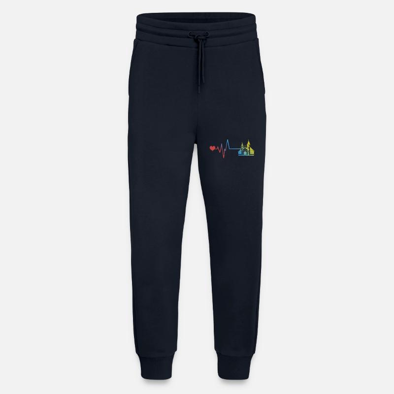 Kirche Puls Herzschlag - Jogginghose - made by SPREAD - DARK NAVY