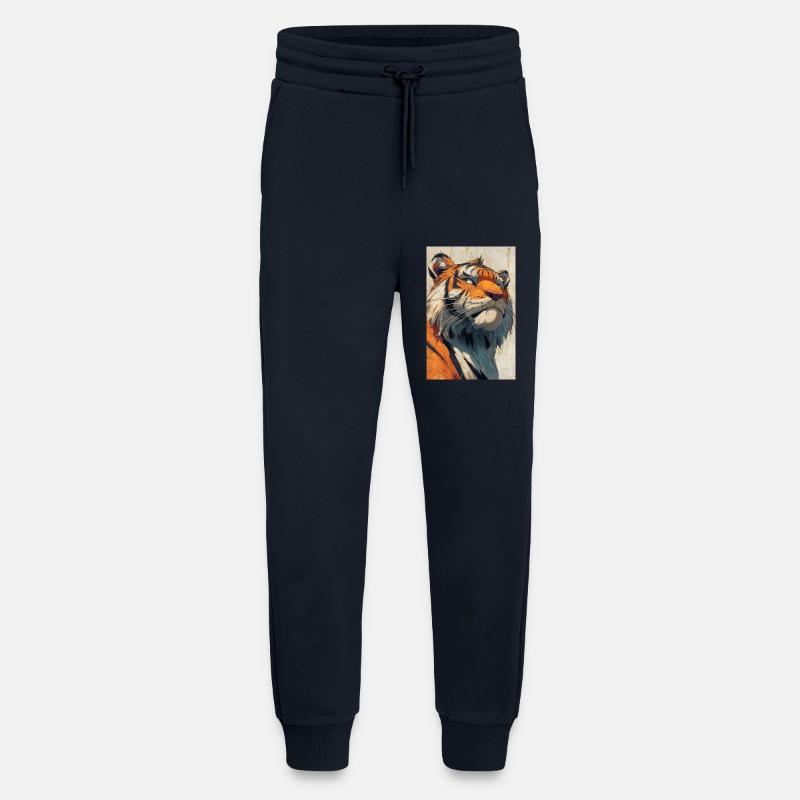 Illustration eines Tigers - Jogginghose - made by SPREAD - DARK NAVY