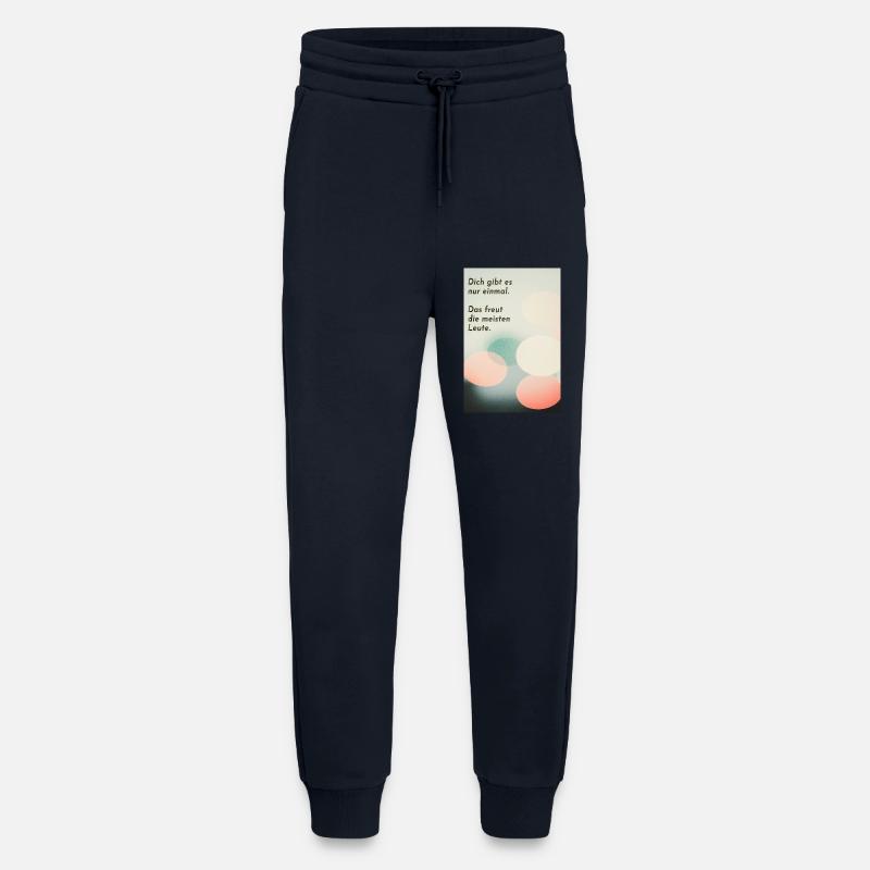 You only exist once – luckily! - Jogging Pants - made by SPREAD - DARK NAVY