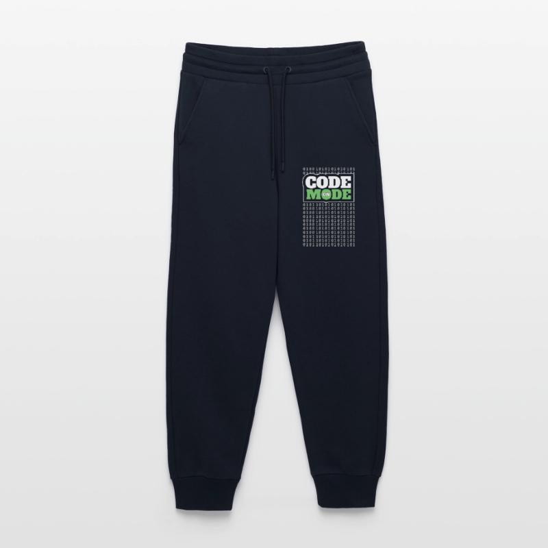 Code Mode Activé - Programmeur Ingénieur logiciel Codeur Pantalon de jogging bio décontracté fabriqué en UE