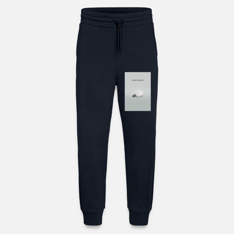 Crack The Idea Creative Thinking Poster - Jogging Pants - made by SPREAD  - DARK NAVY