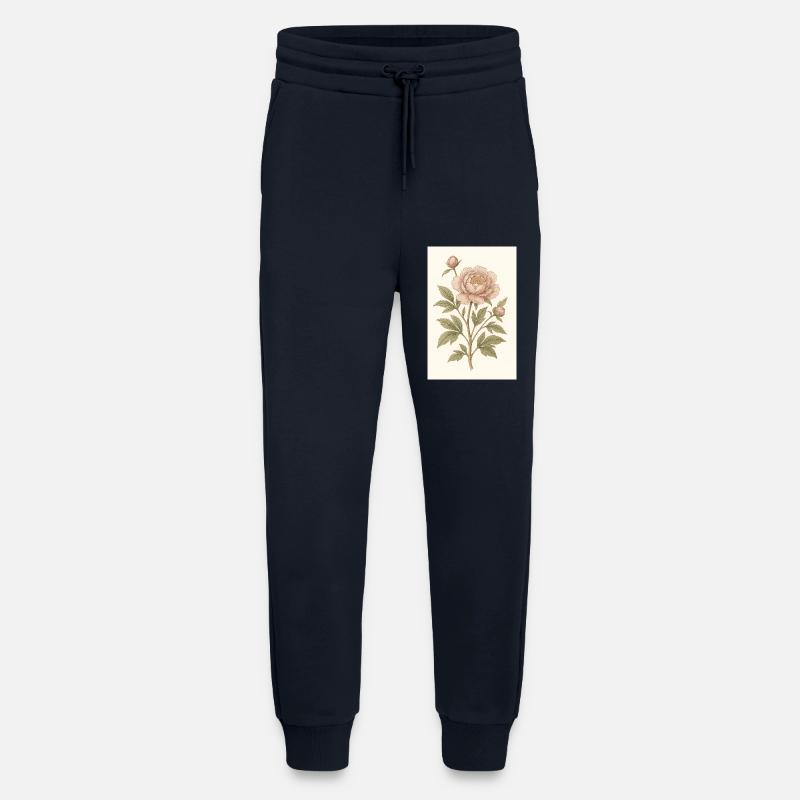 Eine klassische Blume - Jogginghose - made by SPREAD - DARK NAVY