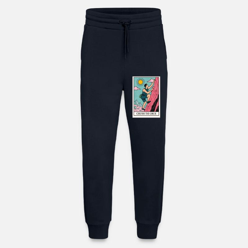 Abenteuerliches Boulder Motiv - Jogginghose - made by SPREAD - DARK NAVY