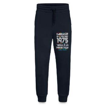 Anniversaire 50 ans - Fabriqué en Décembre 1975 - Pantalon de jogging bio décontracté fabriqué en UE - DARK NAVY - Devant