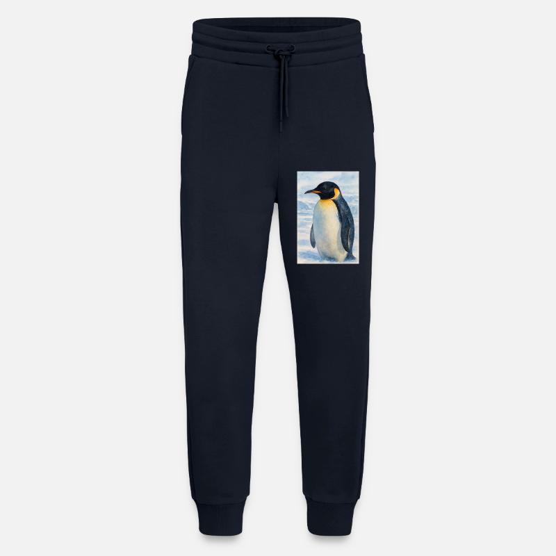 Aquarell Pinguin am Meer - Jogginghose - made by SPREAD - DARK NAVY