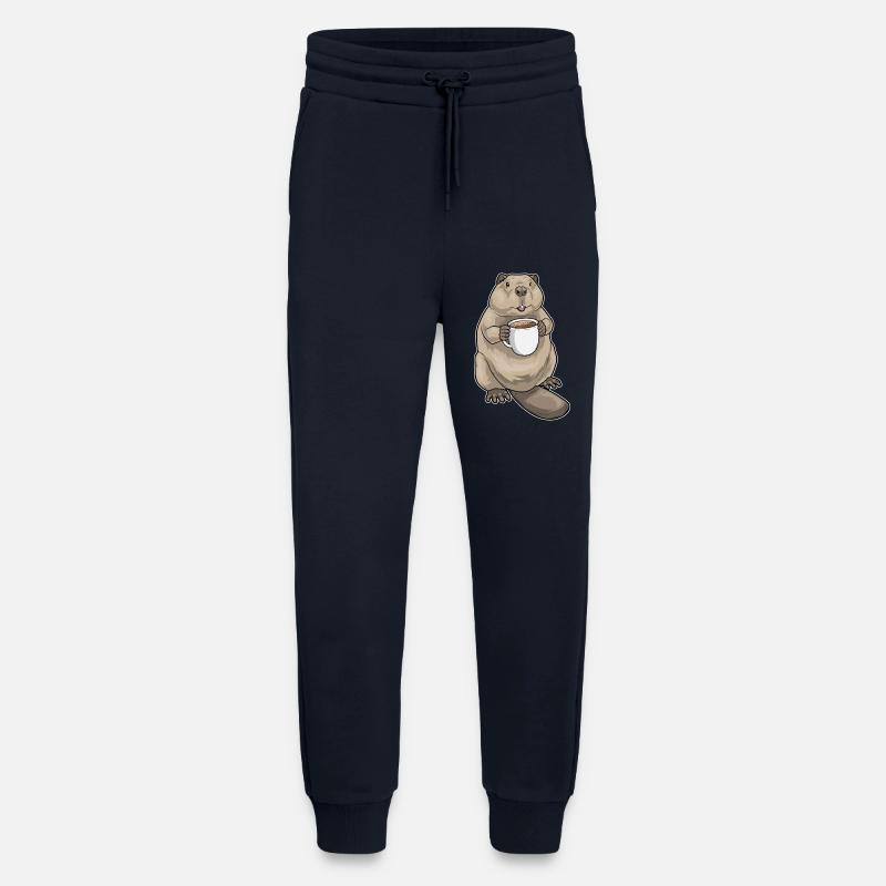Beaver Coffee Mug - Jogging Pants - made by SPREAD  - DARK NAVY