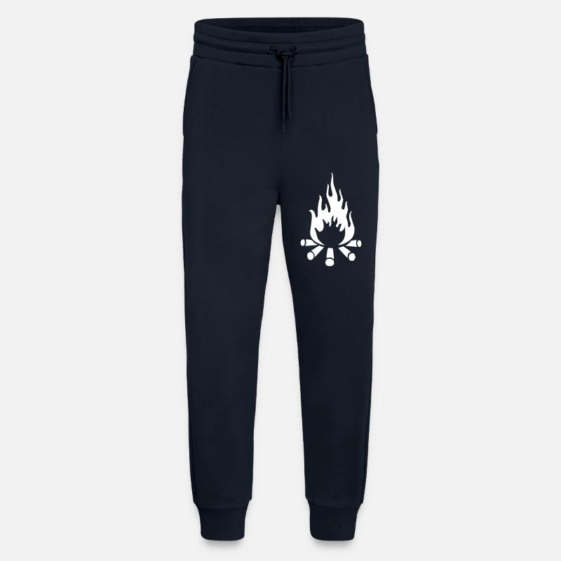 Fire campfire tents scouts - Jogging Pants - made by SPREAD  - DARK NAVY