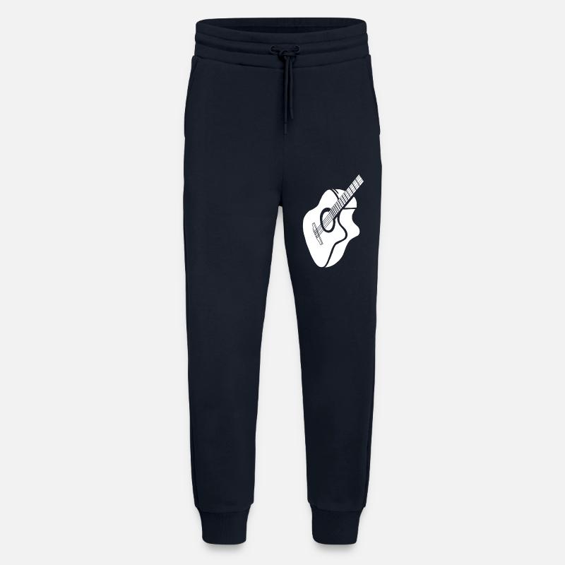 weiße Gitarre - Jogginghose - made by SPREAD - DARK NAVY