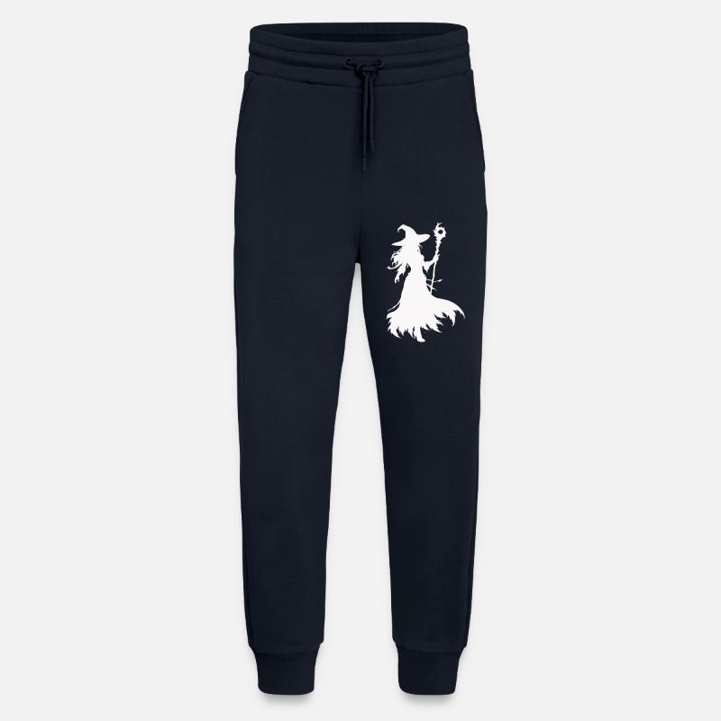 Witches silhouette with staff - Jogging Pants - made by SPREAD  - DARK NAVY