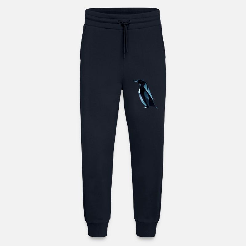Süsses Pinguin Low Poly Design - Jogginghose - made by SPREAD - DARK NAVY