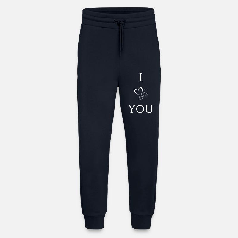 Ich liebe dich - Jogginghose - made by SPREAD - DARK NAVY
