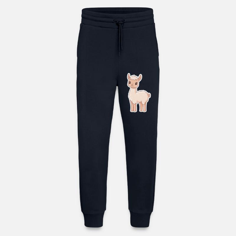 Lama Alpaka Llama - Jogginghose - made by SPREAD - DARK NAVY