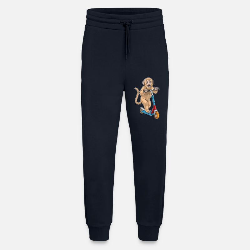 Monkey Kick Scooter - Jogging Pants - made by SPREAD  - DARK NAVY