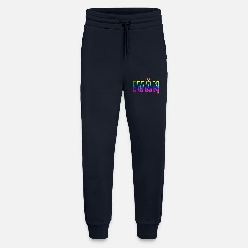 Ivån RS Rainbow - Jogging Pants - made by SPREAD  - DARK NAVY
