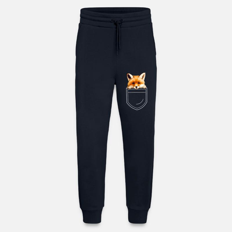 Fox Foxes - Jogging Pants - made by SPREAD  - DARK NAVY
