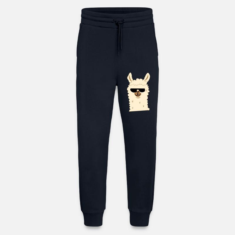 Lama mit Sonnenbrille - Jogginghose - made by SPREAD - DARK NAVY