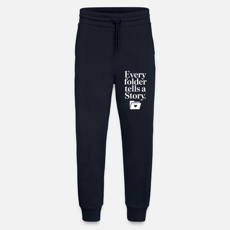 Ordnergeschichten: Monochrom - Jogginghose - made by SPREAD - DARK NAVY