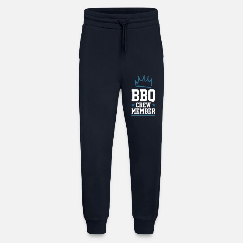 Équipe de barbecue - Pantalon de jogging bio décontracté fabriqué en UE - DARK NAVY
