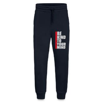 Be Kind To Your Mind Lustig Psychisch Gesund Logo - Jogginghose - made by SPREAD - DARK NAVY - Vorne