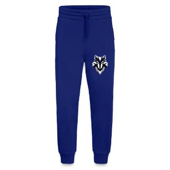 Wolf Low Poly Logo Design - Jogginghose - made by SPREAD - Iconic Blue - Vorne