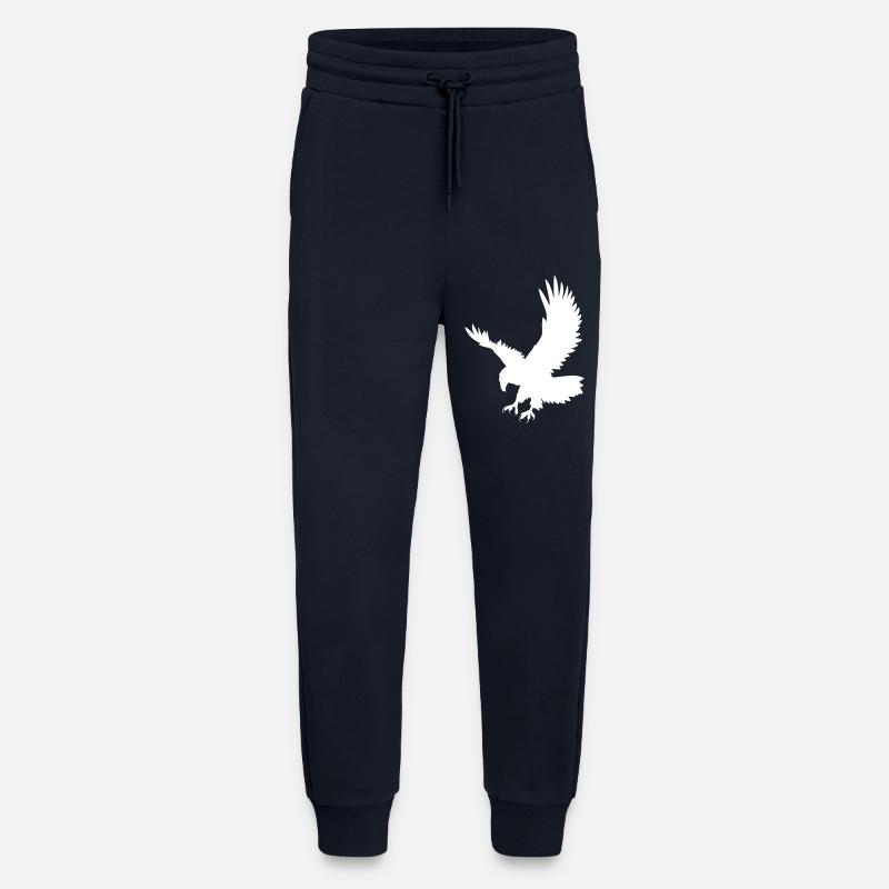 An eagle chasing its prey - Jogging Pants - made by SPREAD - DARK NAVY