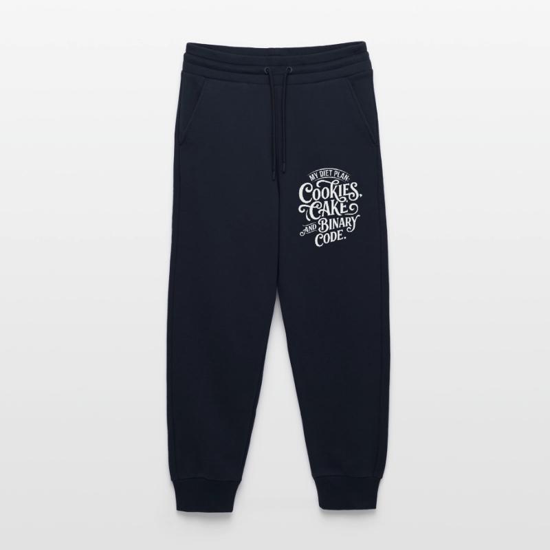 Cookies Cake Binary Code Design Jogging Pants - made by SPREAD 